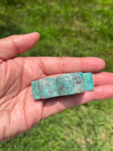 Amazonite with Smoky Quartz - Cloud - Crystal Carving (B)